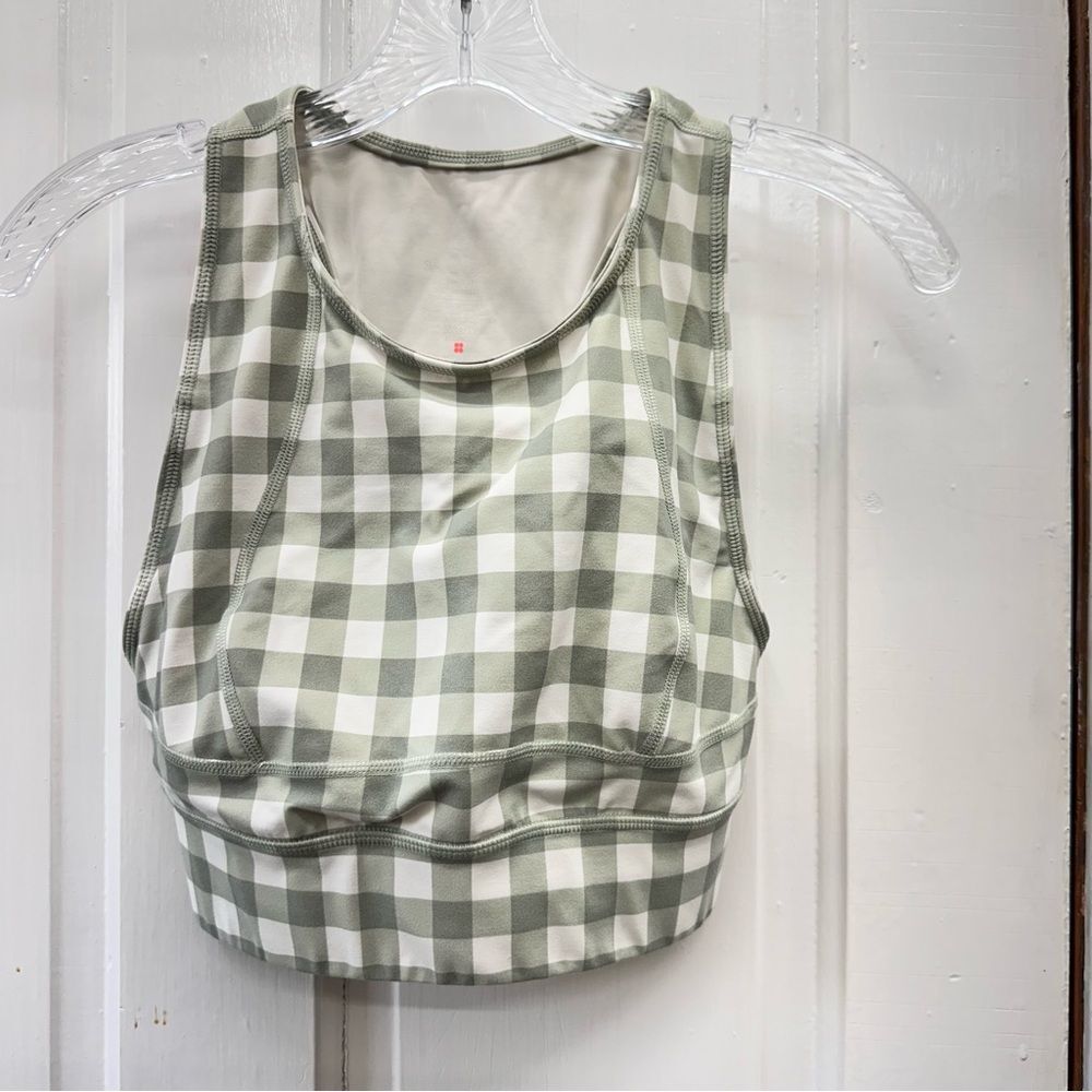 Sweaty Betty athletic workout sports‎ bra women's small light green